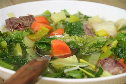 Щи из манжетки