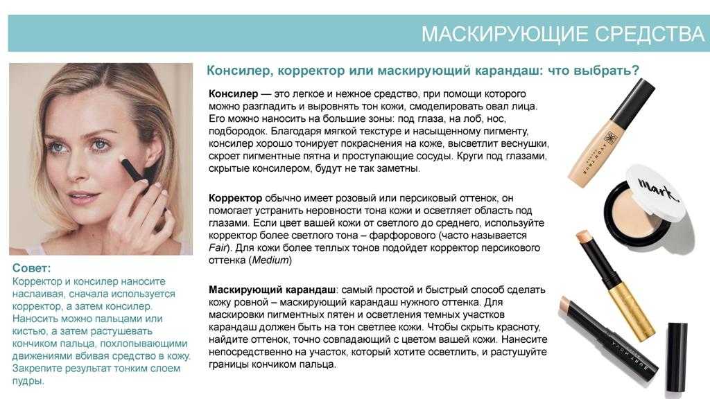Консилер и корректор для лица Консилер и корректор