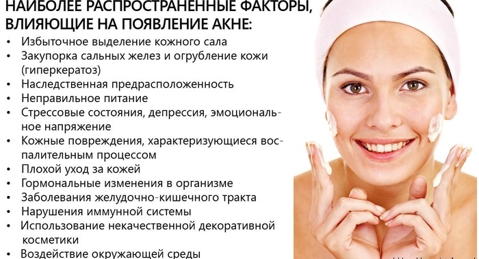 Лечение угревой сыпи