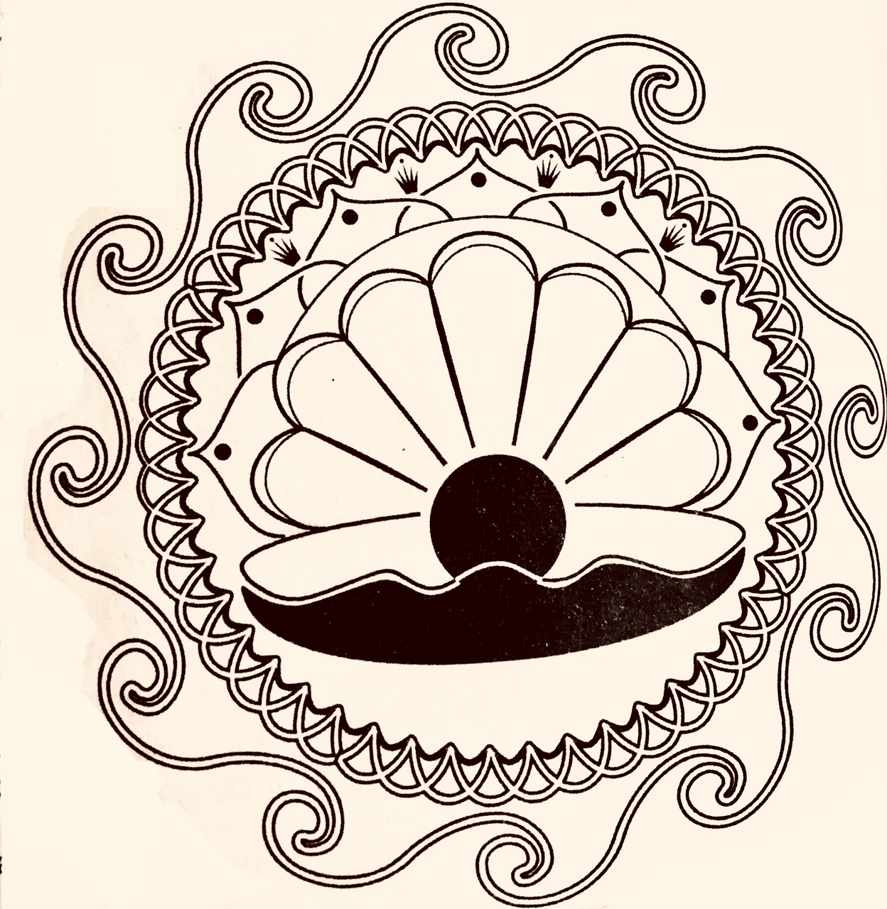 Мандала для раскрашивания