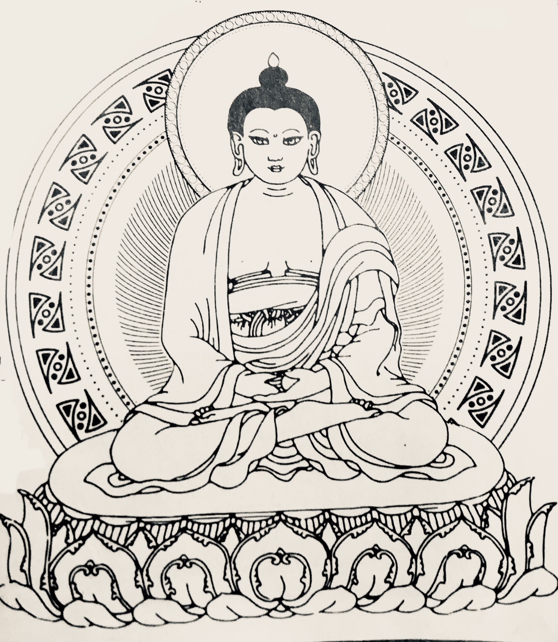 Мандала для раскрашивания