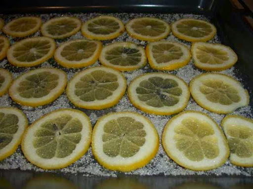 Засахаренные лимонные дольки Засахаренные лимонные дольки