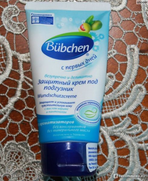 Бюбхен крем под подгузник: 5 компонентов и 3 правила использования
