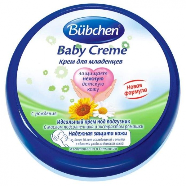 Бюбхен крем под подгузник: 5 компонентов и 3 правила использования