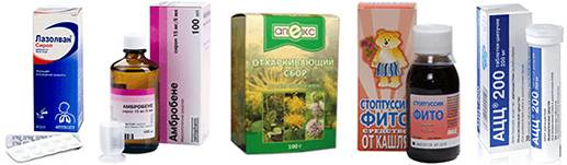 Спектр препаратов для лечения кашля Спектр препаратов для лечения кашля